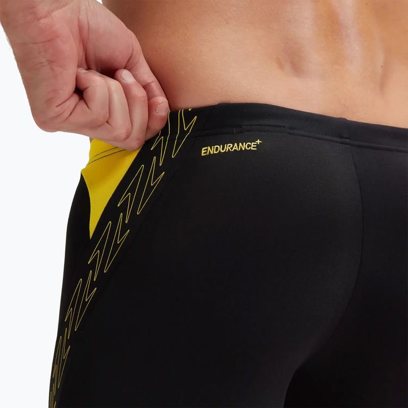 Мъжки боксерки за плуване Speedo Hyper Boom Splice black/lemon drizzle 7