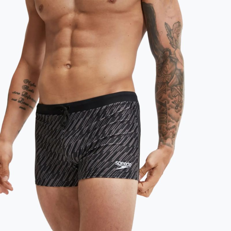 Мъжки боксерки за плуване Speedo Valmilton black/gove grey 7