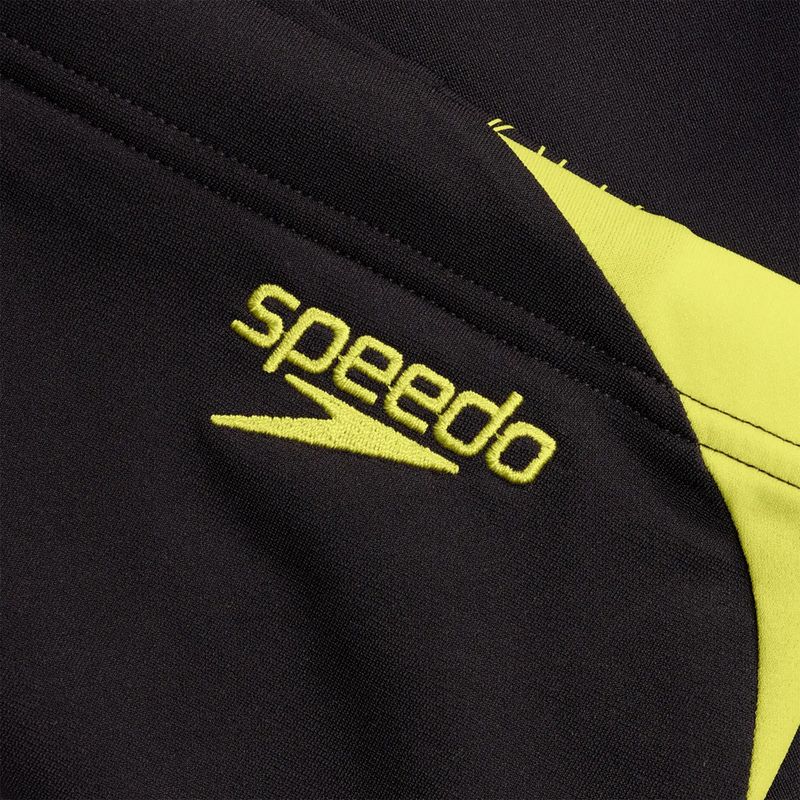 Мъжки бански Speedo Hyper Boom Splice black/lemon drizzle 3