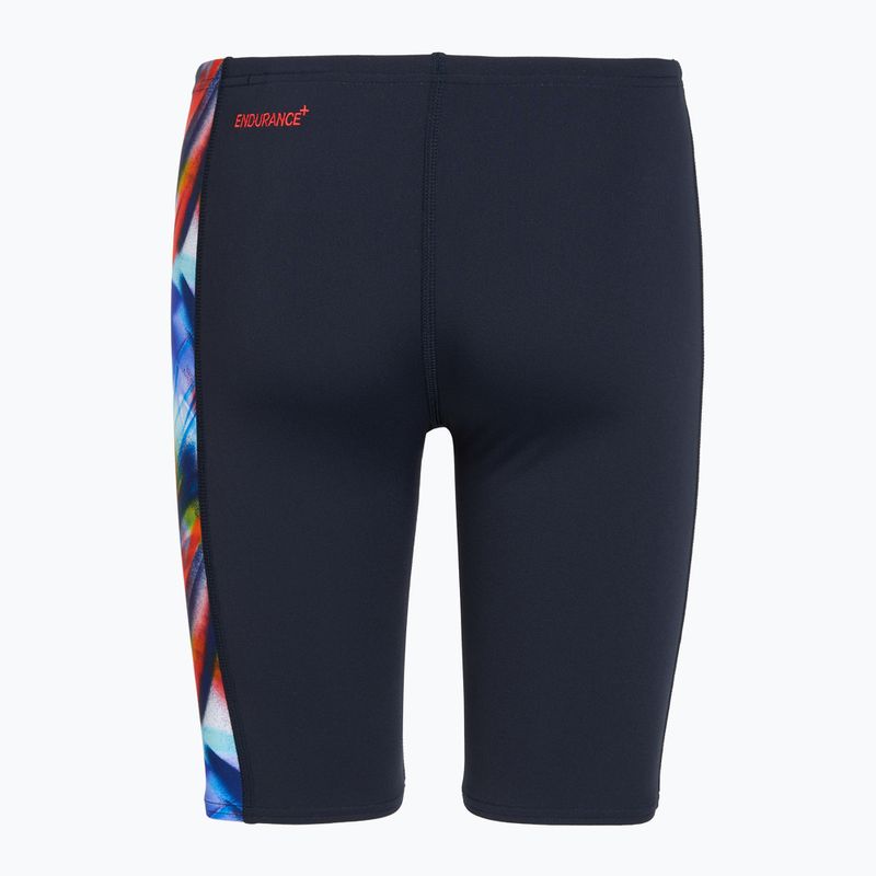 Детски шорти за плуване тип клин Speedo Digital Panel Jammer black/red 2