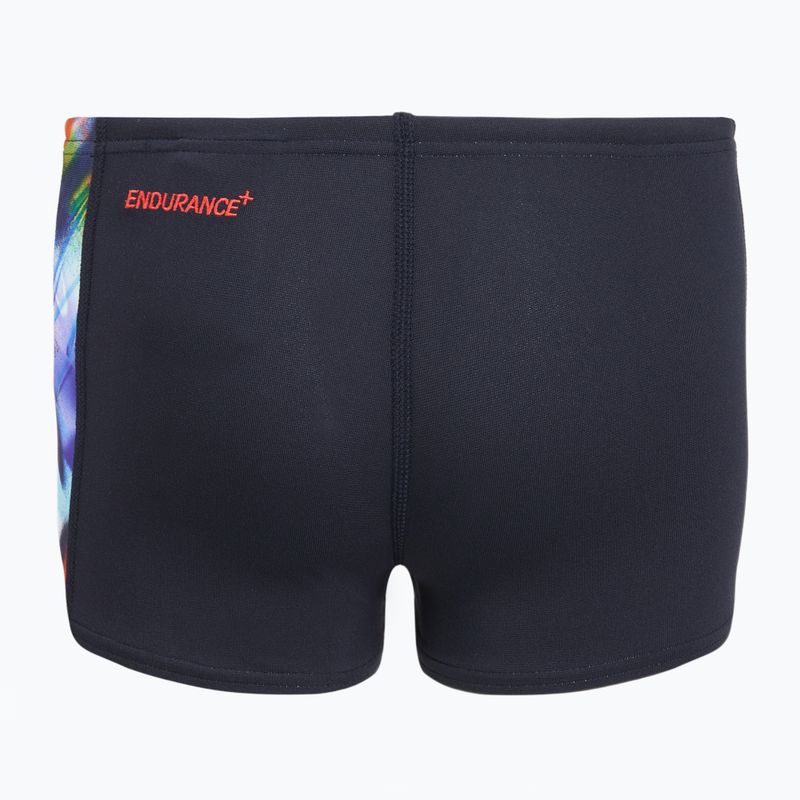 Детски боксерки за плуване Speedo Digital Panel Aquashort true navy/watermelon/bitter lime 2