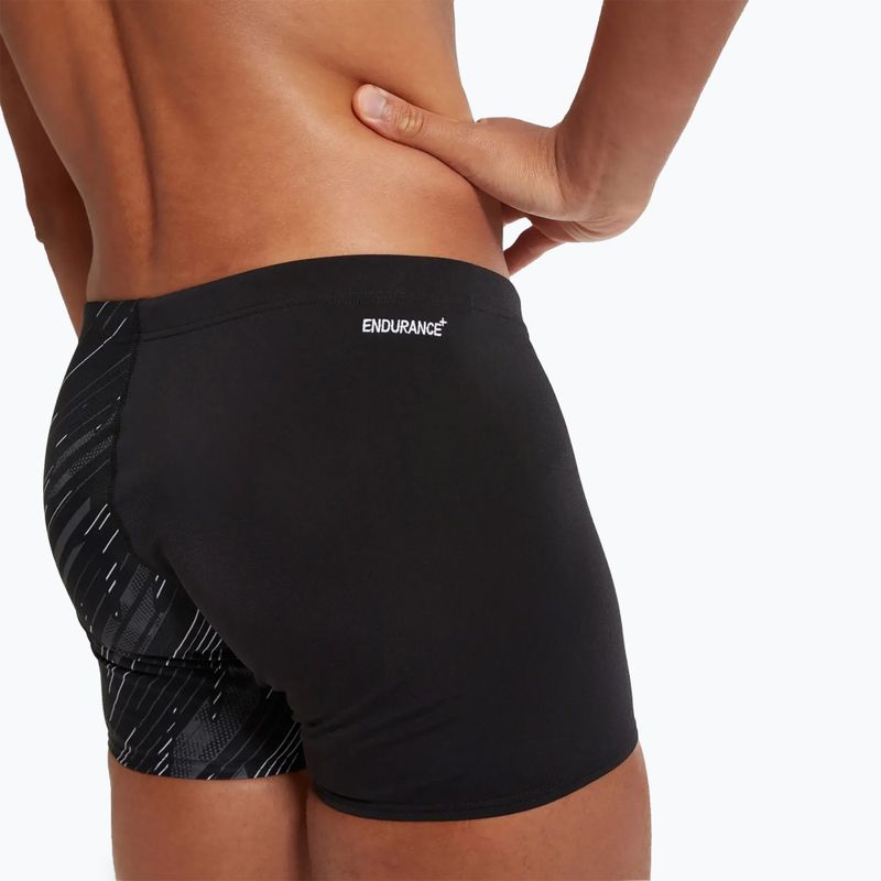 Мъжки боксерки за плуване Speedo Hyperboom V-Cut black/usa charcoal/white 8