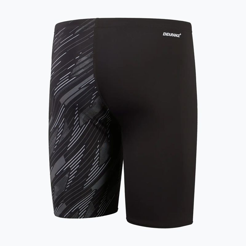 Speedo Hyperboom V-Cut black/usa charcoal/white мъжки бански 2