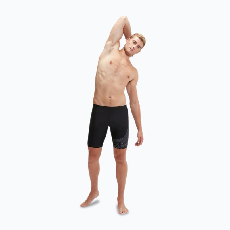 Мъжки плувни джемъри Speedo Medley Logo Jammer black/usa charcoal 6