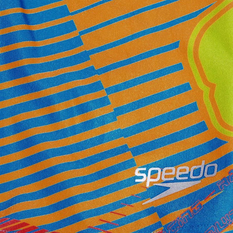 Speedo Allover Digital Детски плувен бански диня/горчив лайм/сладко лилаво/жълто 4