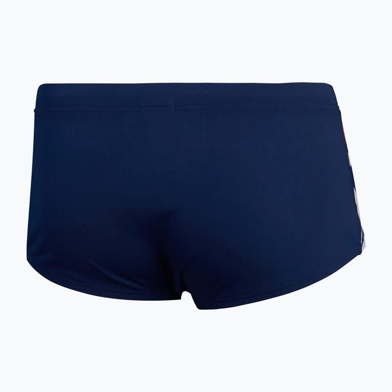 Мъжки бански Speedo Placement Digital Brief cerulean blue/true cobalt/watermelon/white 2