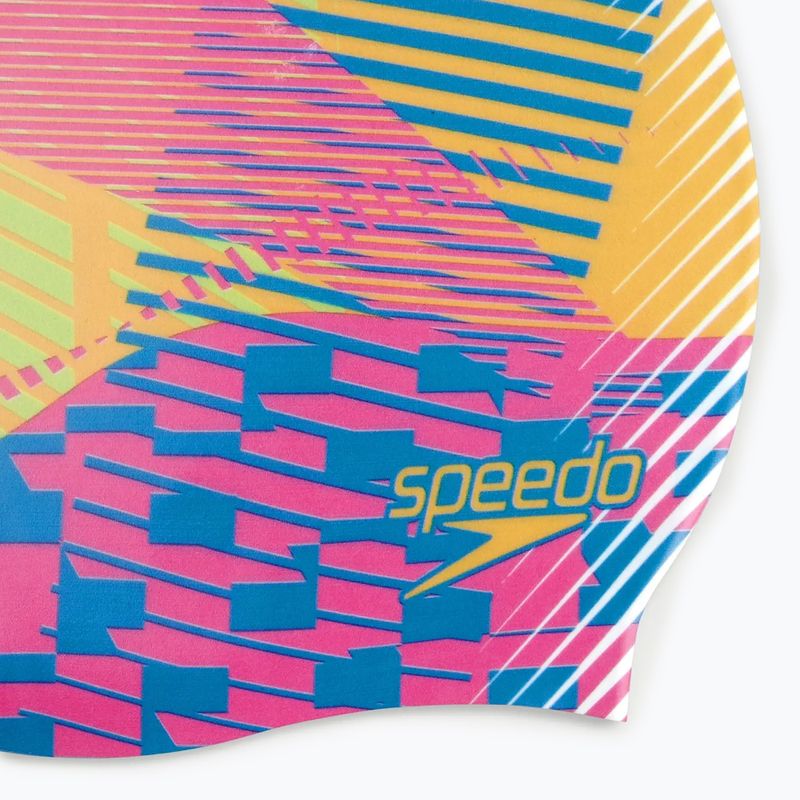 Speedo Цифрово отпечатана абстрактна шапка за плуване 3