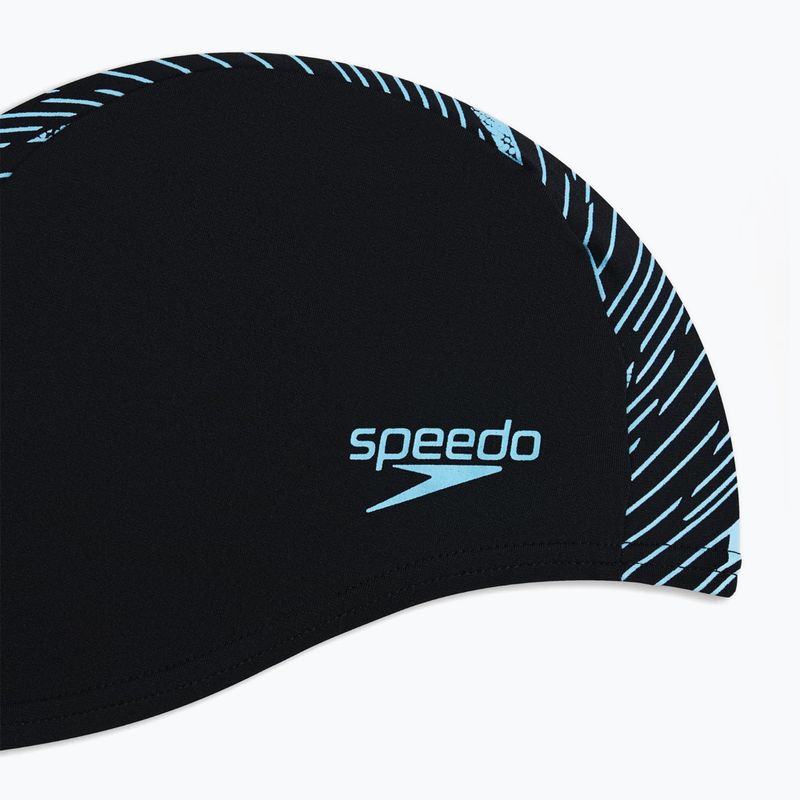 Шапка за плуване Speedo Boom ECO Endurance+ black/picton blue 3