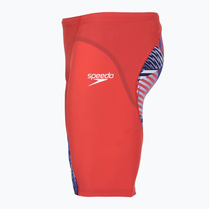 Мъжки шорти за плуване тип клин Speedo Fastskin LZR Ignite Jammer red/blue/white 3