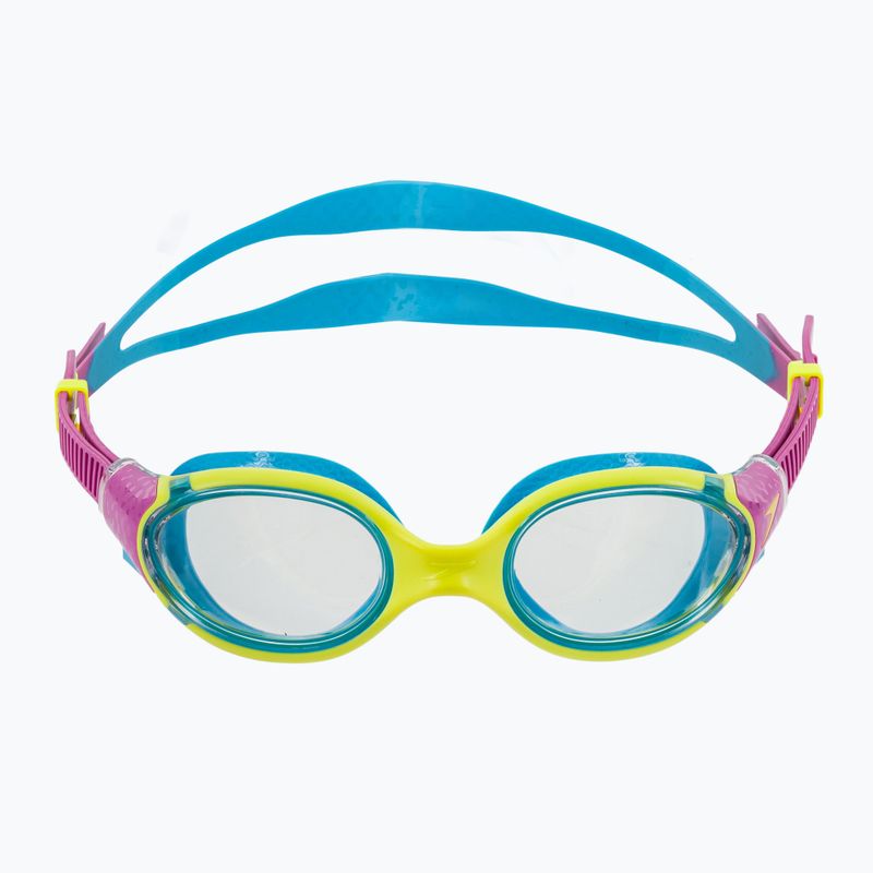 Детски очила за плуване Speedo Biofuse 2.0 lemon drizzle/kikiki pink/picton blue 2