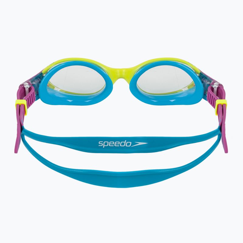 Детски очила за плуване Speedo Biofuse 2.0 lemon drizzle/kikiki pink/picton blue 4