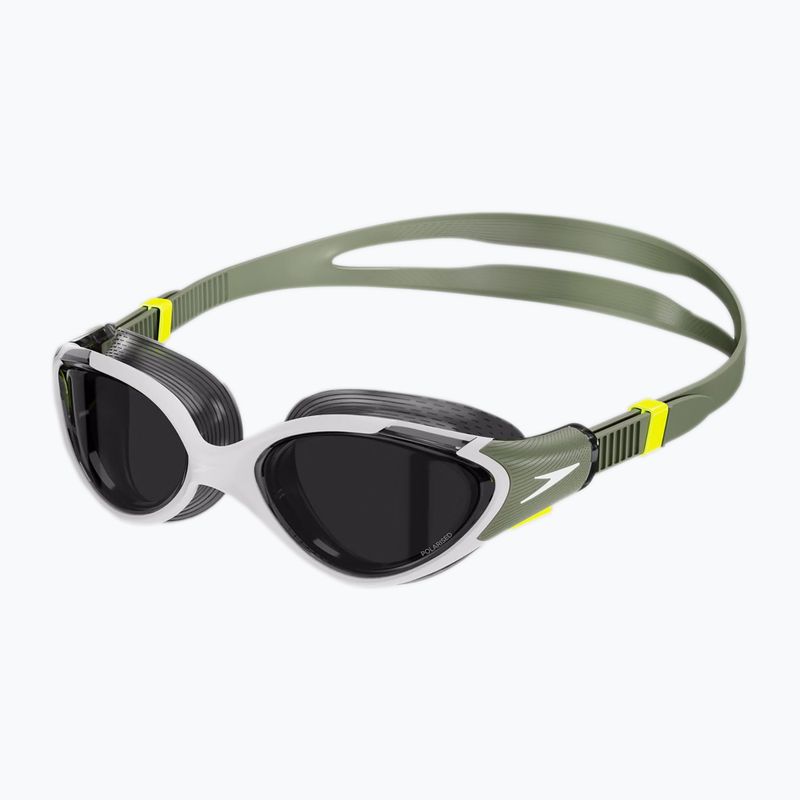 Дамски очила за плуване Speedo Biofuse Polarised 2.0 country green/hyper yellow/white