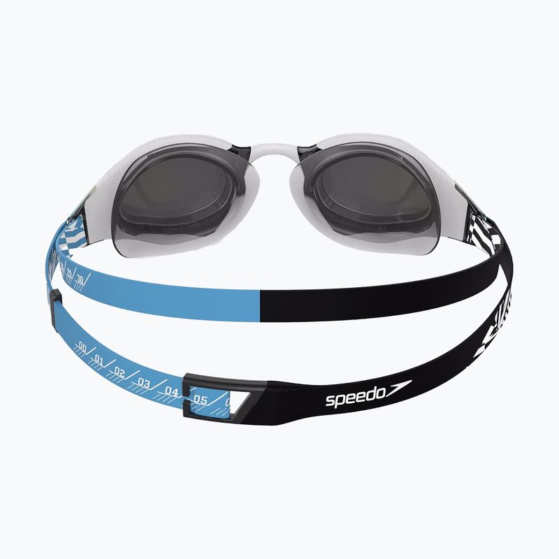 Очила за плуване Speedo Fastskin Hyper Elite Mirror picton blue/black/white 3