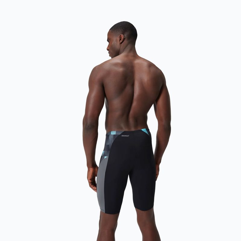 Мъжки плувни джемъри Speedo Endurance+ MAX Splice Jammer black/usa charcoal/marine 7