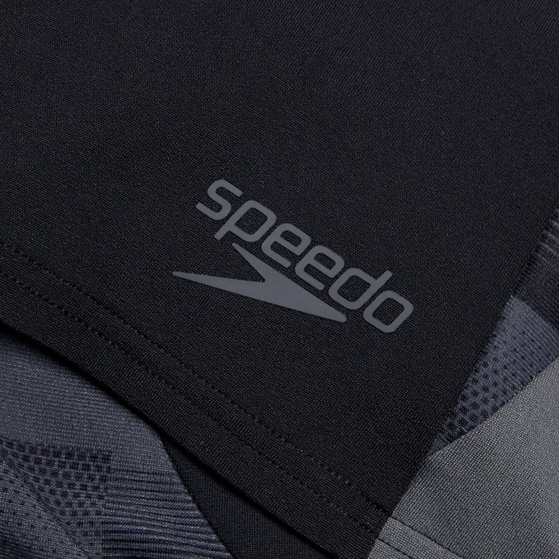 Мъжки боксерки за плуване Speedo Endurance+ MAX Splice Aquashort black/usa charcoal/marine 3