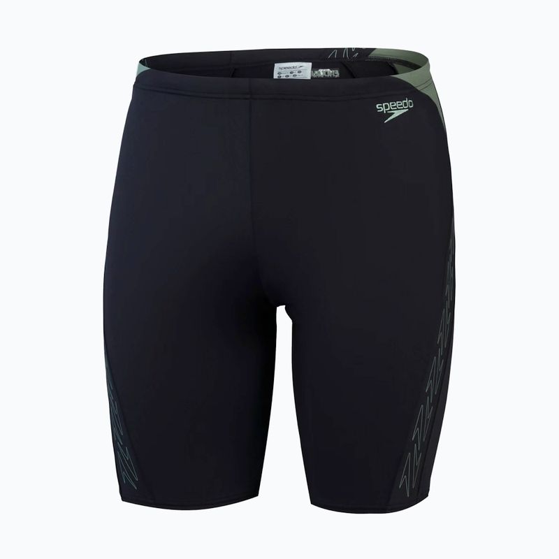 Мъжки плувни джемъри Speedo HyperBoom Splice Jammer black/country green