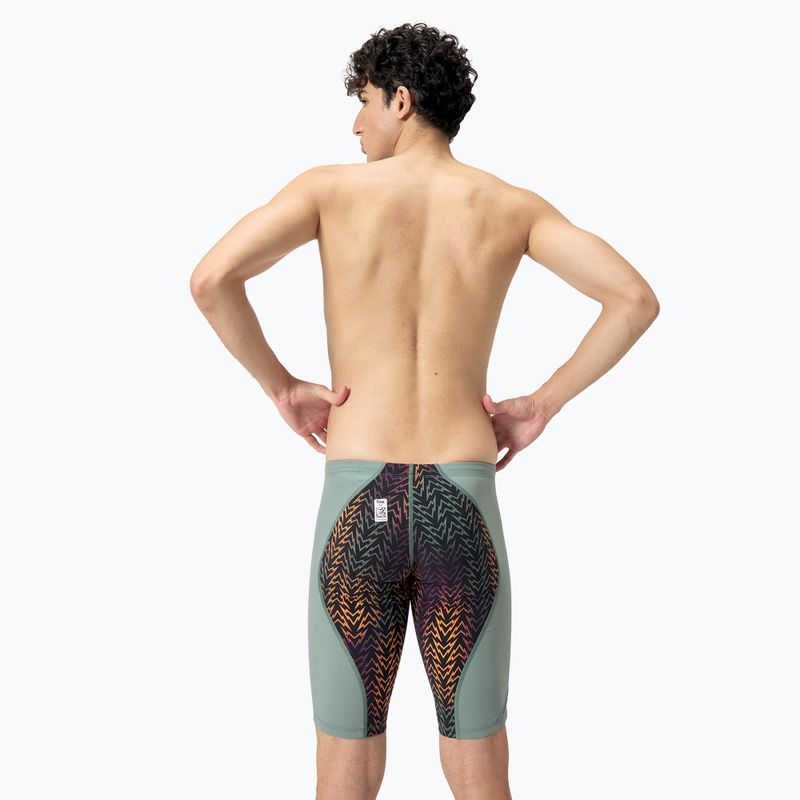 Мъжки плувни джемъри Speedo Fastskin LZR Ignite Jammer country green/black/nectarine 2