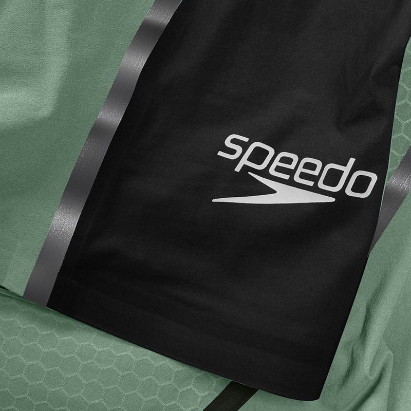 Дамски стартов бански костюм Speedo Fastskin LZR Pure Intent 2.0 Openback Kneeskin country green/black/trident 5