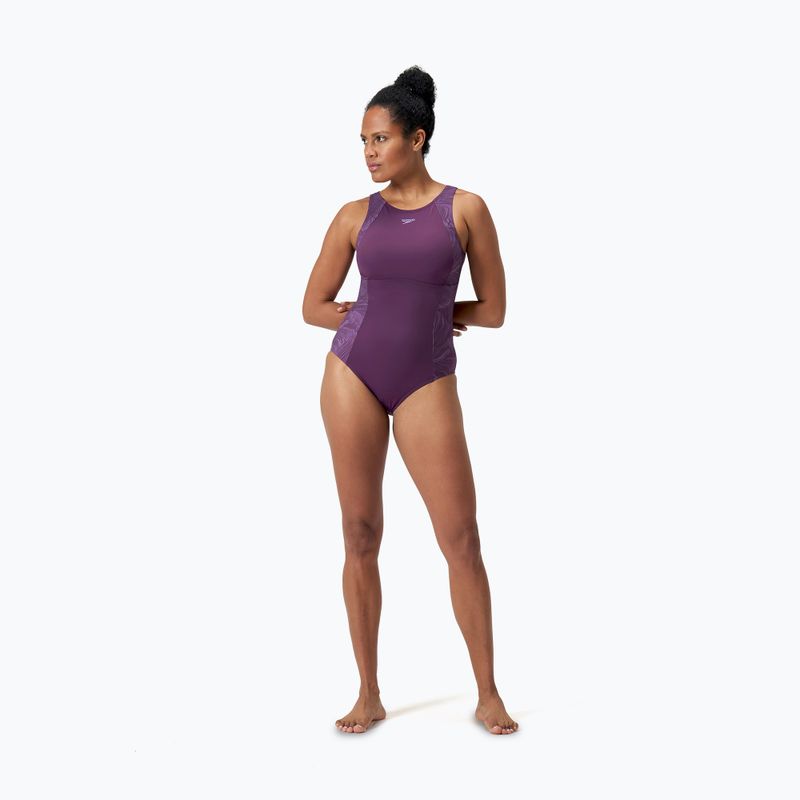 Бански от една част Speedo Shaping LapisNite One Piece plum dandy 6