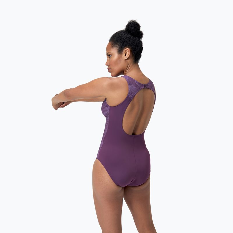 Бански от една част Speedo Shaping LapisNite One Piece plum dandy 7