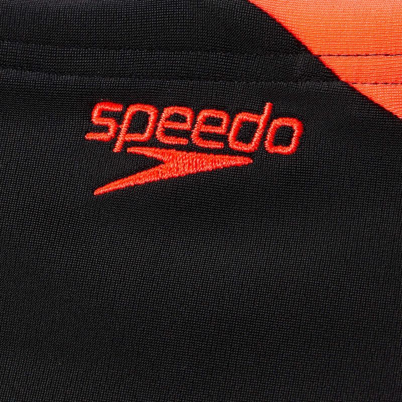 Детски боксерки за плуване Speedo HyperBoom Splice Aquashort black/siren red 3