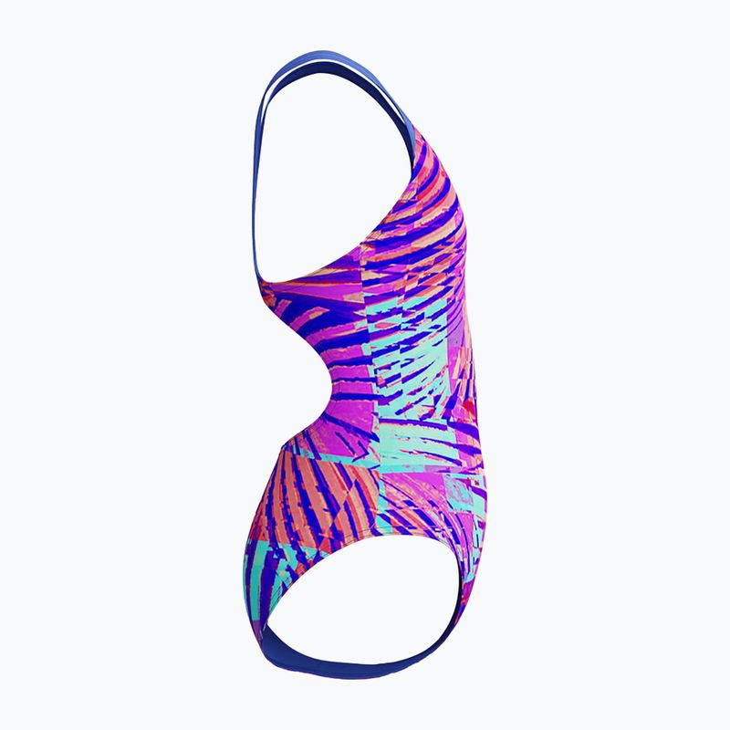 Детски цял бански костюм Speedo Digital Allover Splashback cobalt pop 4