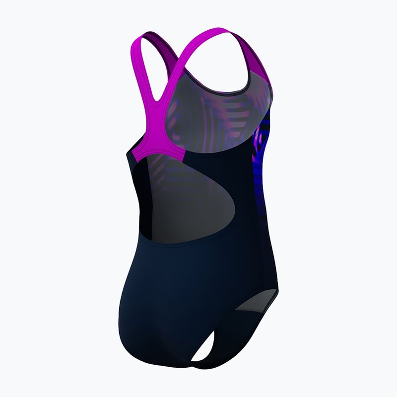 Детски цял бански костюм Speedo Digital Placement Splashback diva 4
