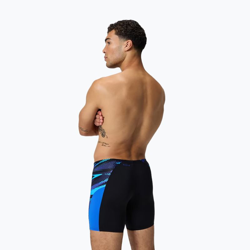 Мъжки плувни шорти тип клин Speedo Endurance+ Max Splice Jammer black/cobalt pop 6