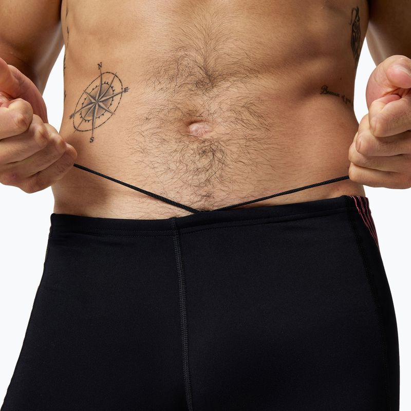 Мъжки боксерки за плуване Speedo Tech Panel Aquashort black/coral sands 3