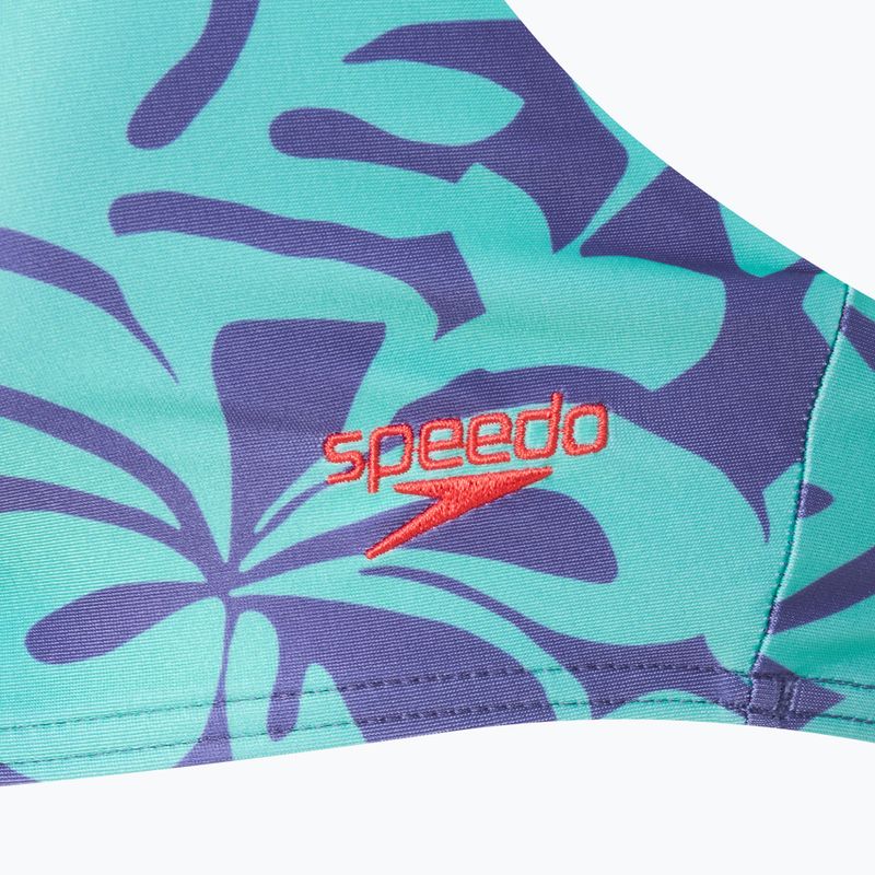 Дамски бански от две части Speedo Printed Adjustable Thinstrap hapuna blue 3