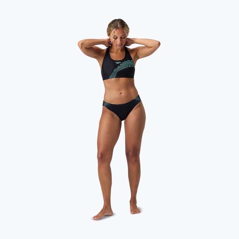 Дамски бански костюм от две части Speedo Placement Bikini set arctic glass 6