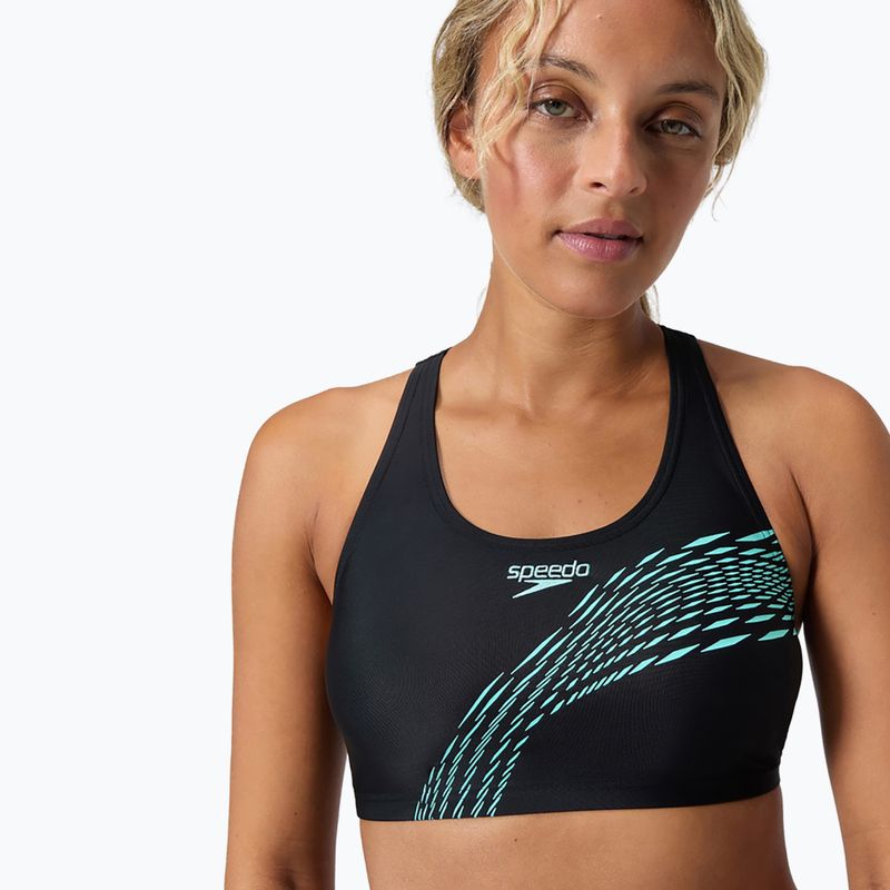 Дамски бански костюм от две части Speedo Placement Bikini set arctic glass 9