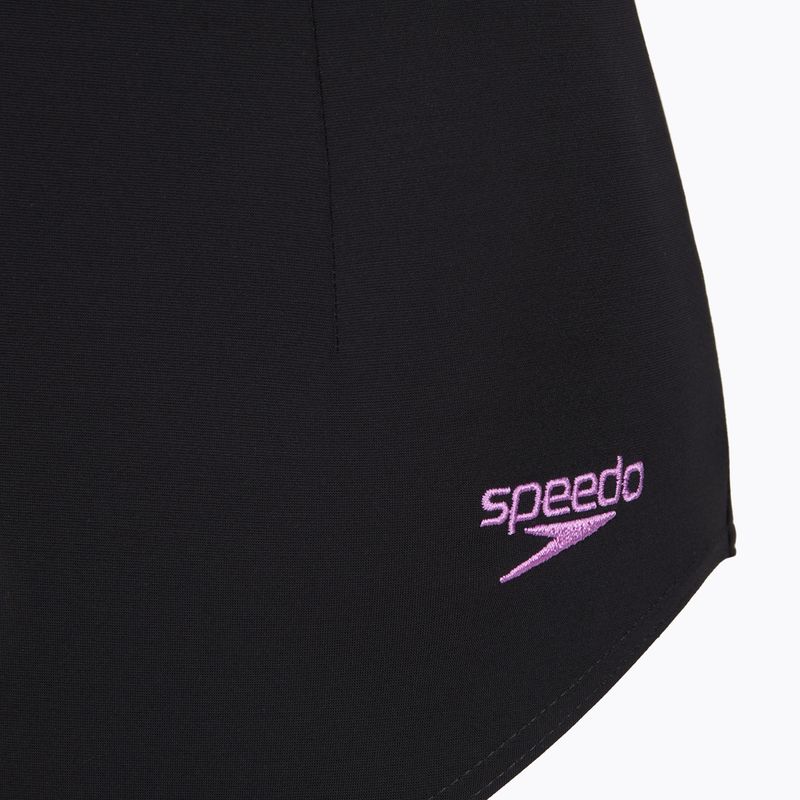 Дамски цял бански костюм Speedo Shaping Crossback neon violet 3