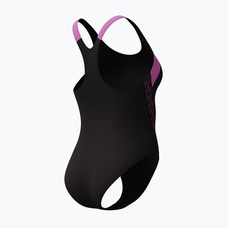 Дамски цял бански костюм Speedo HyperBoom Splice Racerback neon violet 4