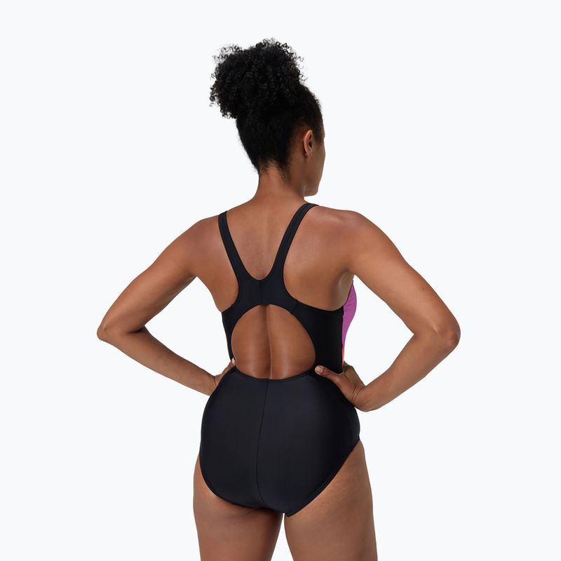 Дамски цял бански костюм Speedo Colourblock 2.0 neon violet 3