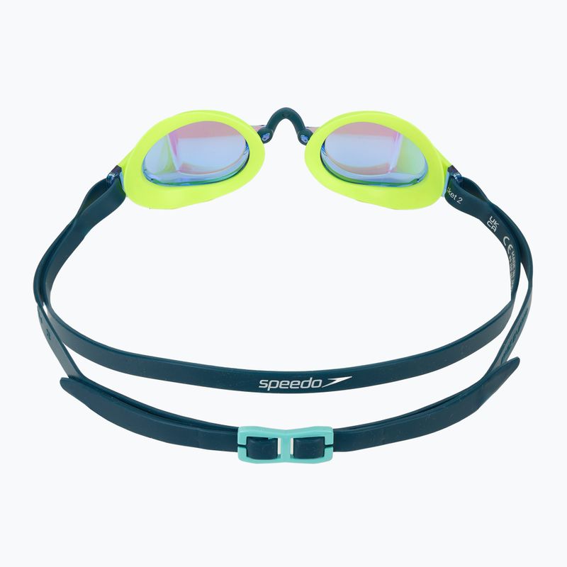 Очила за плуване Speedo Fastskin Speedsocket 2 Mirror хипер жълто/кобалт/емералд 4