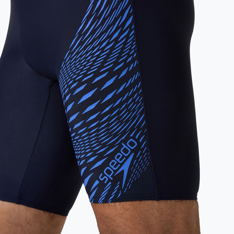 Мъжки плувни шорти тип клин Speedo Medley Logo Jammer navy/cobalt pop 11