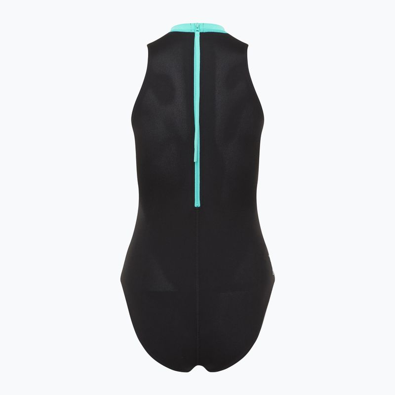 Дамски бански костюм от една част Speedo Printed Hydrasuit speedo black 2