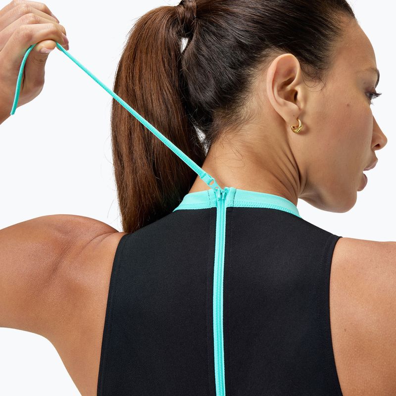 Дамски бански костюм от една част Speedo Printed Hydrasuit speedo black 6