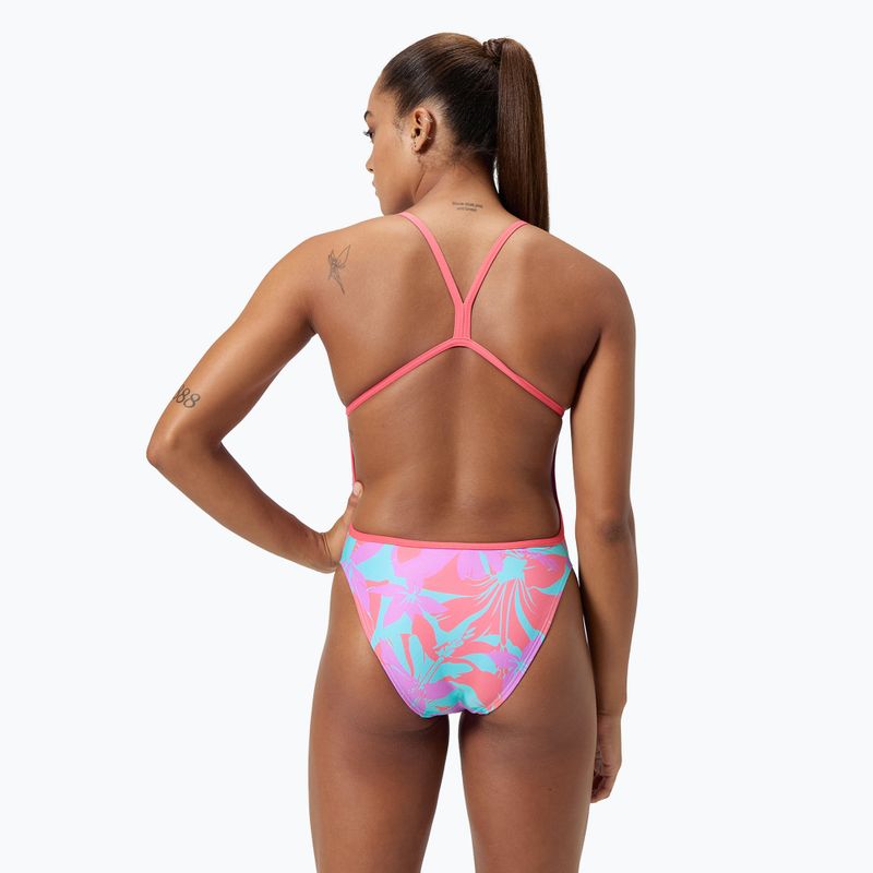 Speedo дамски бански от една част Allover Digital Vback kaluna floral/arctic glass 2