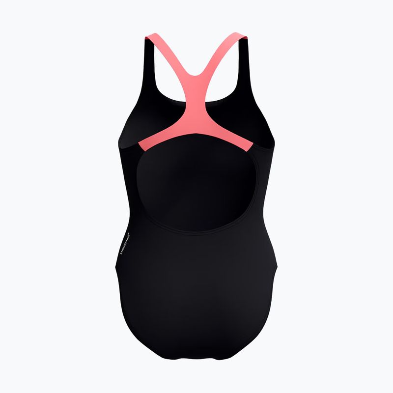 Дамски цял костюм за плуване Speedo Medley Logo Medalist coral sands 2