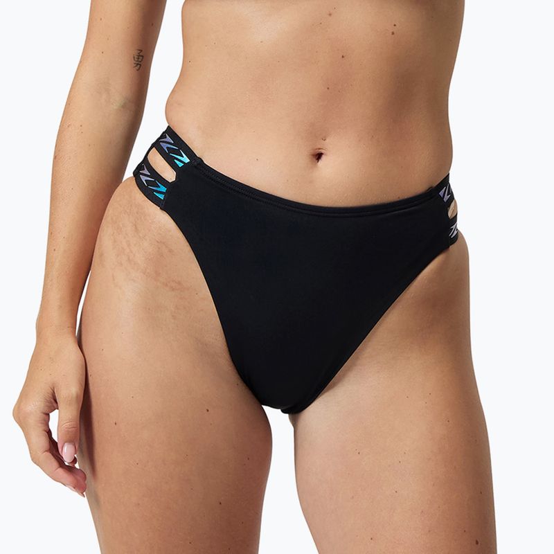 Дамски бански от две части Speedo Solid Logo Elastic High Waist Bottom speedo black 4