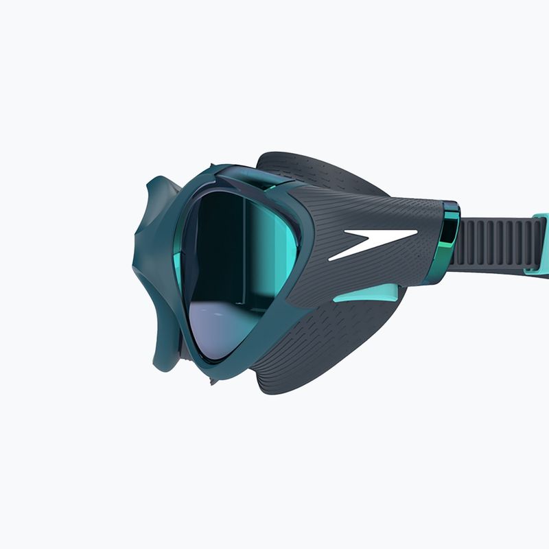 Дамски очила за плуване Speedo Biofuse 2.0 Mirror dark teal / cobalt / emerald mirror 4