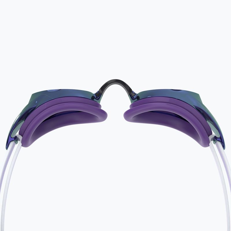 Очила за плуване за жени Speedo Vanquisher 3.0 Mirrored лилава мъгла/рис/сребърно огледало 2
