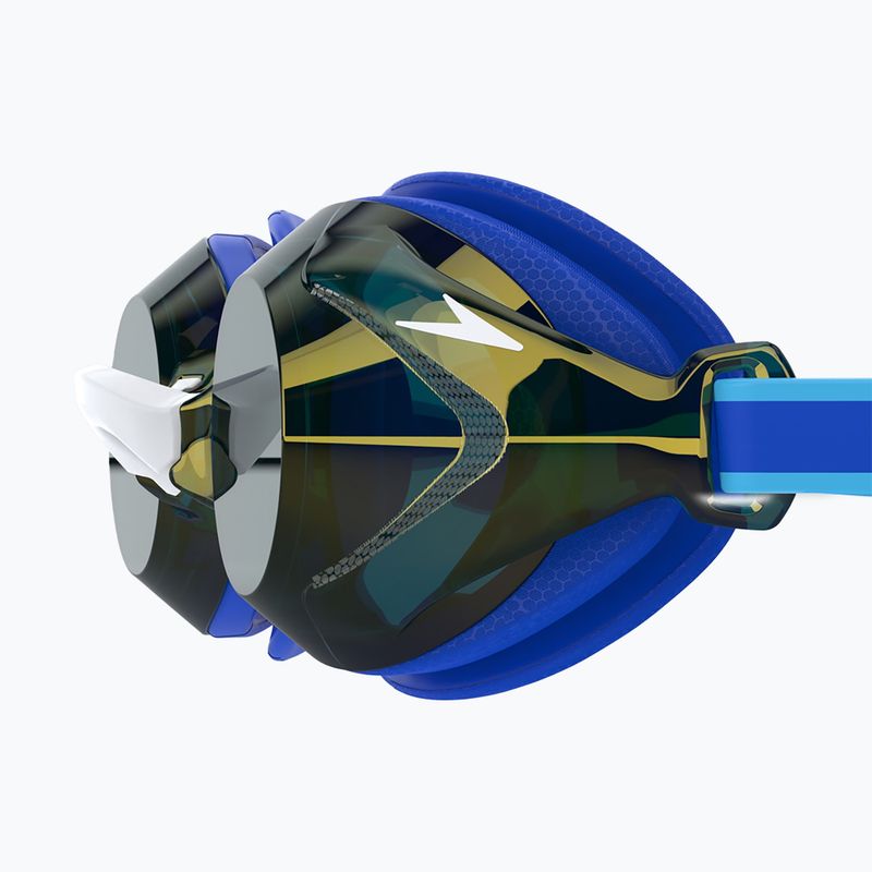 Детски очила за плуване Speedo Vanquisher 3.0 Mirror cobalt pop / cobalt / gold mirror 4