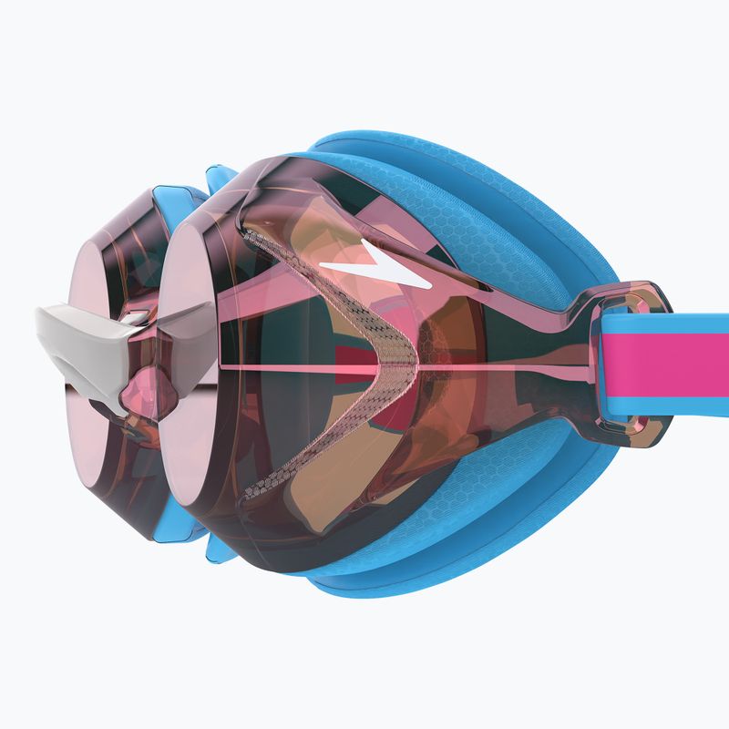Speedo Vanquisher 3.0 Mirror детски очила за плуване picton blue/vermillion/gold mirror 3