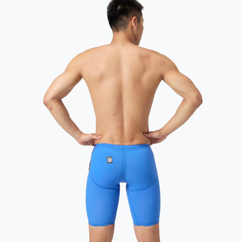 Мъжки шорти за плуване тип клин Speedo Fastskin LZR Pure Valor 2.0 Jammer molten blur/cobalt pop print 2