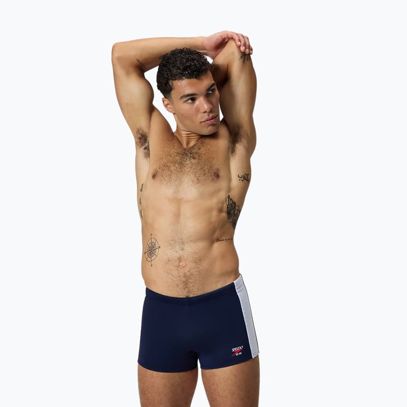 Мъжки боксерки за плуване Speedo Colorblock Square Leg peacot 7