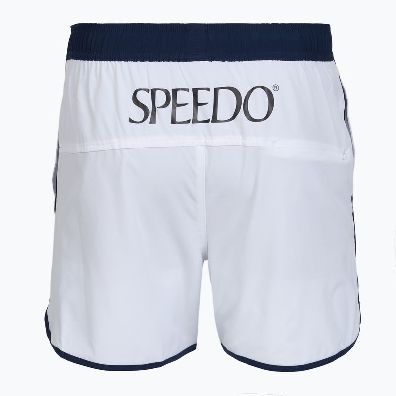 Speedo Jetstream Retro Logo Volley 16" бели къси панталони за плуване за мъже 2