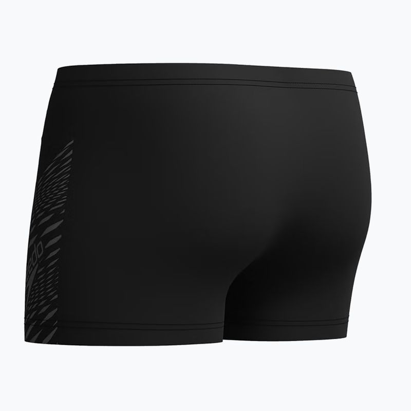 Мъжки боксерки за плуване Speedo Medley Logo Aquashort black/usa charcoal 2